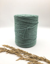 Load image into Gallery viewer, Oil blue 4mm Recycled cotton spool | Macrame &amp; weaving supplies