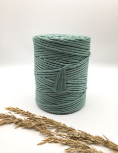 Oil blue 4mm Recycled cotton spool | Macrame & weaving supplies