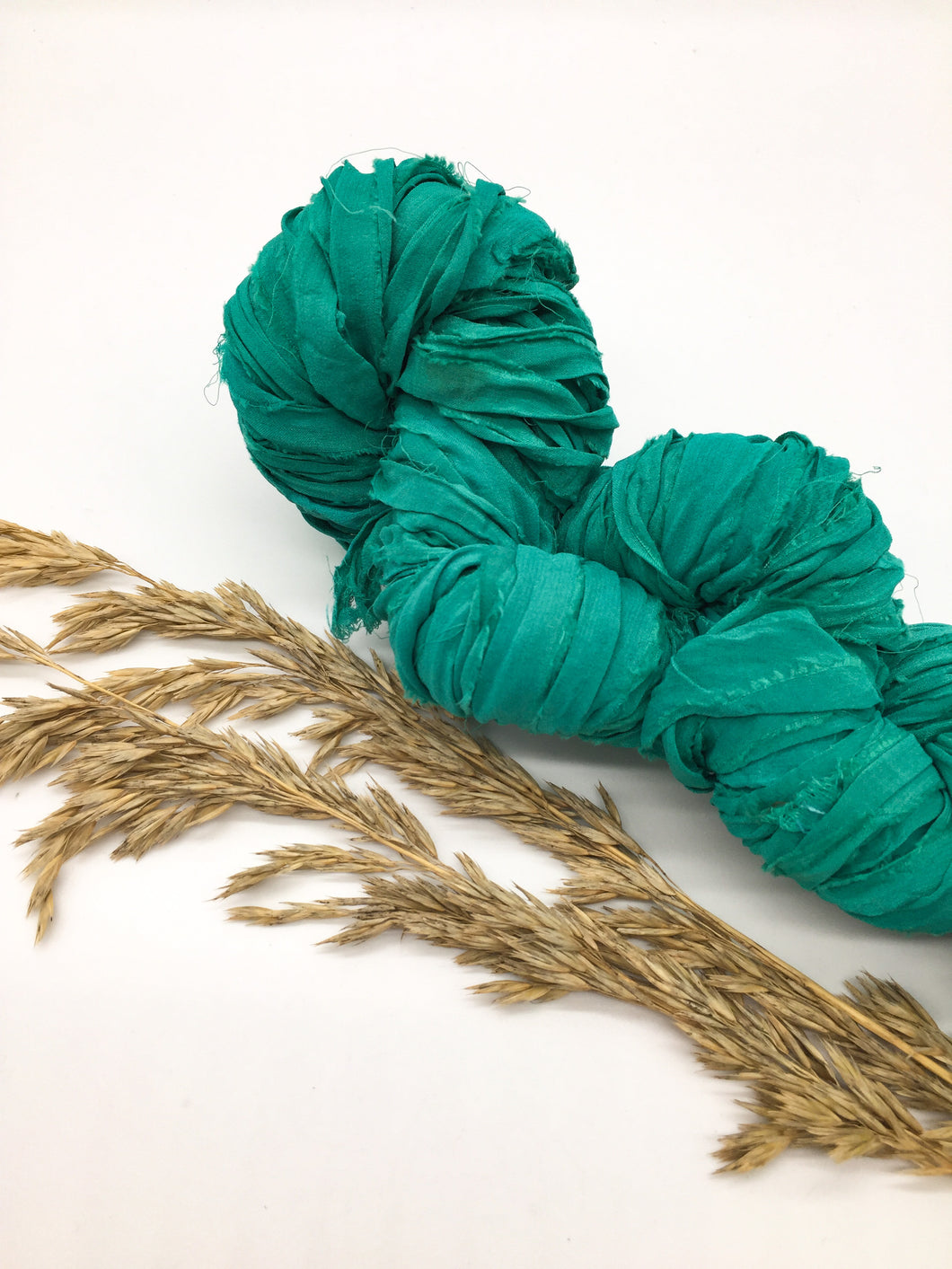 Recycled SARI SILK ribbons - Clover Creations UK