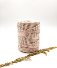 Load image into Gallery viewer, Ballet pink 4mm Recycled cotton spool | Macrame &amp; weaving supplies