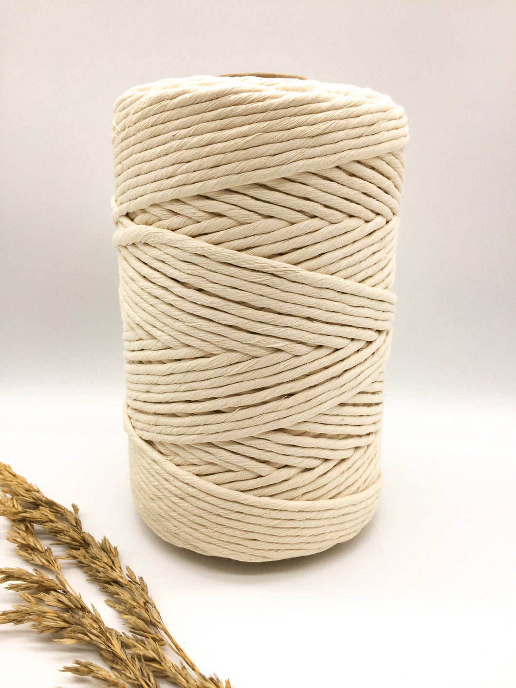 5mm NATURAL single twist cotton string - Clover Creations UK