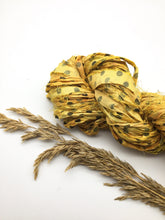 Load image into Gallery viewer, Recycled SARI SILK PRINTED ribbons - Clover Creations UK