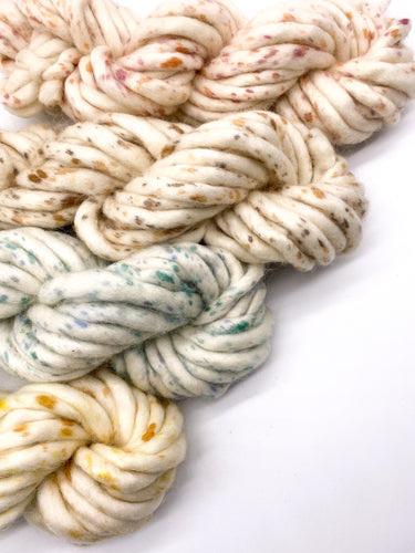SPECKLED 8mm finely felted merino yarn - Clover Creations UK