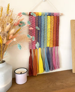 Ombre RAINBOW wallhanging