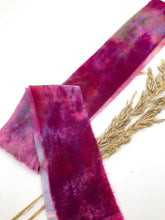 Load image into Gallery viewer, SCOUTWOVEN collection ~ tie dye SILK VELVET - Clover Creations UK